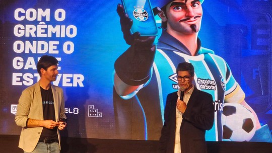 Grêmio lança parceria com desenvolvedora de games e expõe marca no Fortnite